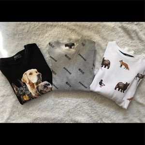 Printed Graphic Forever 21 Mens Fleece Sweatshirts